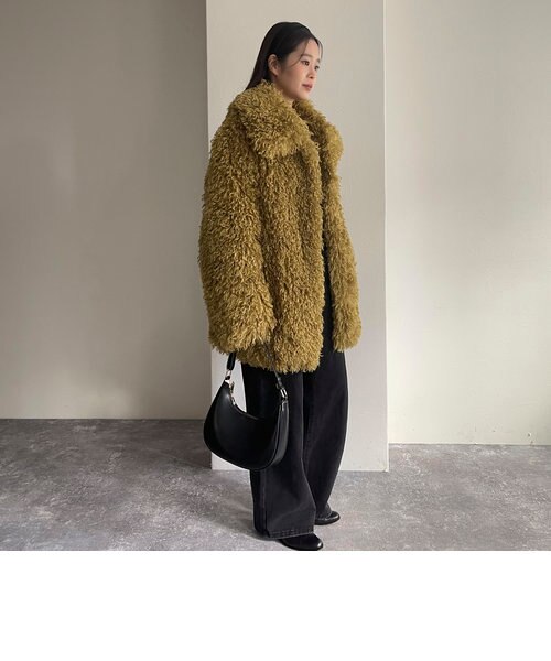 WEB限定】【JAKKE/ジャッキー】ANTONIA SHAGGY COAT｜フレディ