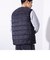 【TAION/タイオン】ベーシック Vネックボタン インナーダウンベスト UNISEX/ユニセックス
