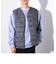 【TAION/タイオン】ベーシック Vネックボタン インナーダウンベスト UNISEX/ユニセックス