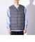 【TAION/タイオン】ベーシック Vネックボタン インナーダウンベスト UNISEX/ユニセックス