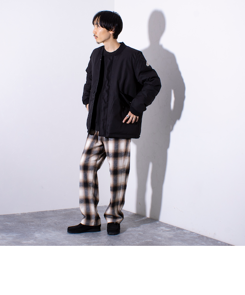 【超美品】PYRENEX ブルゾン ブラック M SOULOM ピレネックス PYRENEX/ピレネックス】SOULOM スロム MA-1 ダウンジャケット