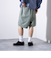 【TAION/タイオン】ミリタリー リバーシブル ワイドショーツ ショートパンツ ユニセックス