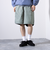 【TAION/タイオン】ミリタリー リバーシブル ワイドショーツ ショートパンツ ユニセックス