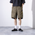 【TAION/タイオン】ミリタリー リバーシブル ワイドショーツ ショートパンツ ユニセックス