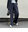 《セットアップ対応》リネン混スラブツイルイージーパンツ