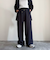 《セットアップ対応》リネン混スラブツイルイージーパンツ