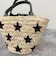 ラメ星刺しゅうカゴバッグ