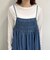 ライトオンスデニムシャーリングキャミワンピース