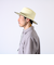 【GLOSTER】CODE LONG BRIM STRAW HAT ハット 麦わら カンカン帽
