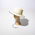 【GLOSTER】CODE LONG BRIM STRAW HAT ハット 麦わら カンカン帽