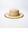 【GLOSTER】CODE LONG BRIM STRAW HAT ハット 麦わら カンカン帽