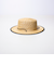 【GLOSTER】CODE LONG BRIM STRAW HAT ハット 麦わら カンカン帽