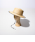 【GLOSTER】CODE LONG BRIM STRAW HAT ハット 麦わら カンカン帽