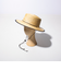【GLOSTER】CODE LONG BRIM STRAW HAT ハット 麦わら カンカン帽