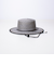 【GLOSTER】CODE LONG BRIM STRAW HAT ハット 麦わら カンカン帽
