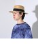 【GLOSTER/グロスター】SWICH BOATHER HAT ハット 麦わら カンカン帽