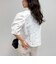 【WEB限定カラーあり】コットンリップルハート刺繍ブラウス