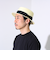 【GLOSTER/グロスター】STRAW BOATER HAT ストローハット 麦わら カンカン帽
