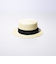 【GLOSTER/グロスター】STRAW BOATER HAT ストローハット 麦わら カンカン帽