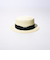 【GLOSTER/グロスター】STRAW BOATER HAT ストローハット 麦わら カンカン帽