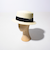 【GLOSTER/グロスター】STRAW BOATER HAT ストローハット 麦わら カンカン帽