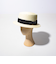 【GLOSTER/グロスター】STRAW BOATER HAT ストローハット 麦わら カンカン帽