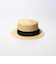 【GLOSTER/グロスター】STRAW BOATER HAT ストローハット 麦わら カンカン帽