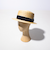 【GLOSTER/グロスター】STRAW BOATER HAT ストローハット 麦わら カンカン帽