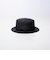 【GLOSTER/グロスター】STRAW BOATER HAT ストローハット 麦わら カンカン帽