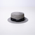 【GLOSTER/グロスター】STRAW BOATER HAT ストローハット 麦わら カンカン帽