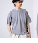 【GLOSTER/グロスター】裾ドロスト 機能素材Tシャツ 無地T ショートスリーブ