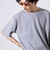 【GLOSTER/グロスター】裾ドロスト 機能素材Tシャツ 無地T ショートスリーブ