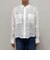 LINEN100クロップドシャツ