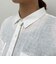 LINEN100クロップドシャツ
