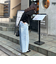 ルーズストレートデニムパンツ