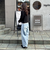 ルーズストレートデニムパンツ
