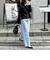 ルーズストレートデニムパンツ