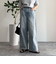 ルーズストレートデニムパンツ