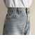 ルーズストレートデニムパンツ