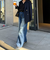 ルーズストレートデニムパンツ