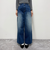 ルーズストレートデニムパンツ