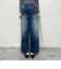 ルーズストレートデニムパンツ