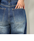 ルーズストレートデニムパンツ
