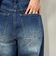 ルーズストレートデニムパンツ