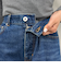 ルーズストレートデニムパンツ