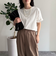 【新色追加！】ベーシッククロップド丈Tシャツ