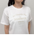 ワントーンロゴ刺繍Tシャツ