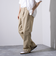 【GEVACO/ゲバコ】タック入り テーパード チノパンツ ワイドテーパード