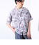 【GLOSTER/グロスター】オールオーバーパターン シャツ 柄シャツ アロハシャツ オープンカラー