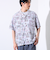 【GLOSTER/グロスター】オールオーバーパターン シャツ 柄シャツ アロハシャツ オープンカラー